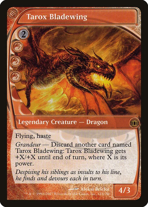 Tarox Bladewing [FUT #123] ITALIAN NM