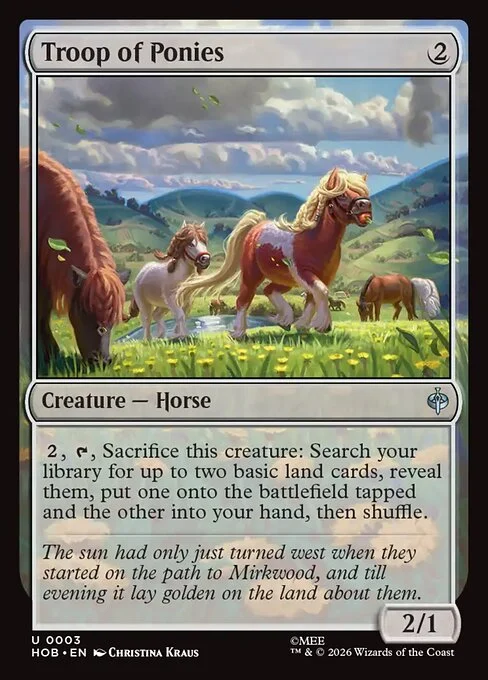 Troop of Ponies [HOB #3] SPANISH NM