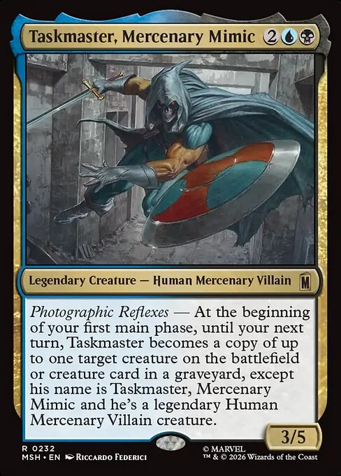 Taskmaster, Mercenary Mimic [MSH #232] SPANISH NM