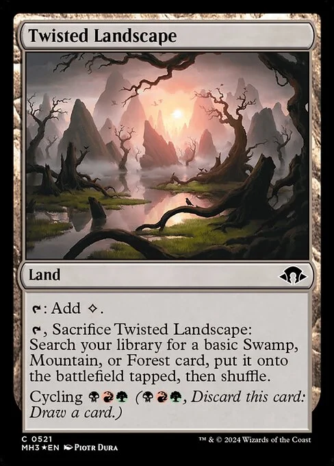 Twisted Landscape [XMH3 #521] ENGLISH NM