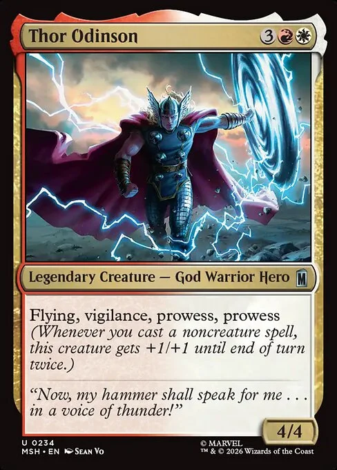 Thor Odinson [MSH #234] SPANISH NM