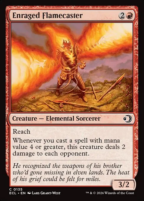Enraged Flamecaster [ECL #135] ENGLISH NM