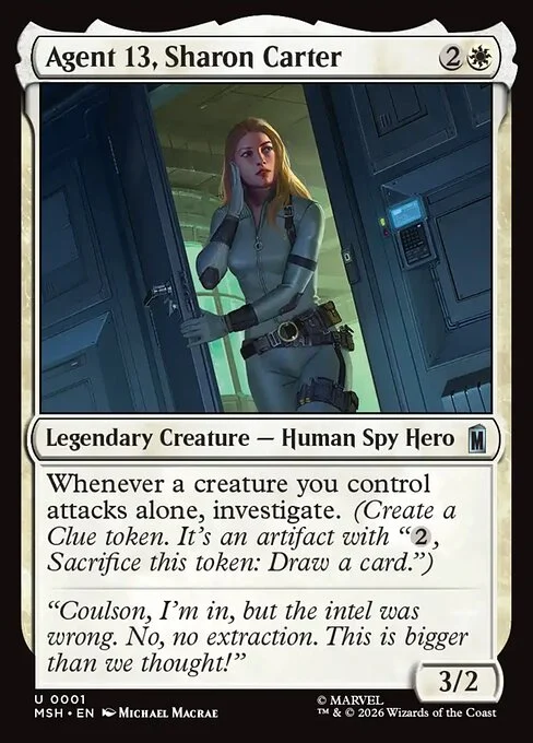 Agent 13, Sharon Carter [MSH #1] SPANISH NM