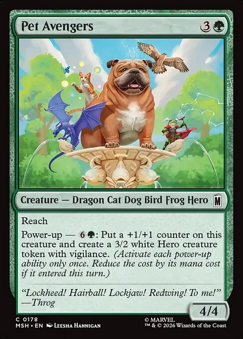 Pet Avengers [MSH #178] SPANISH NM