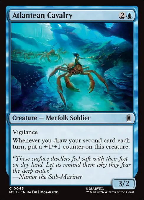 Atlantean Cavalry [MSH #45] SPANISH NM