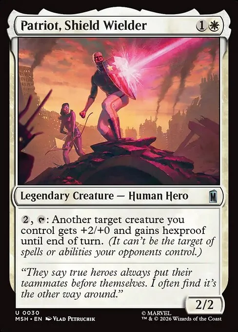 Patriot, Shield Wielder [MSH #30] SPANISH NM