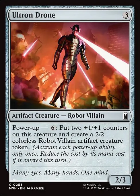 Ultron Drone [MSH #253] SPANISH NM