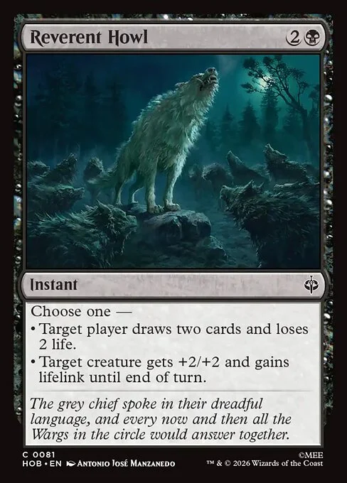 Reverent Howl [HOB #81] SPANISH NM