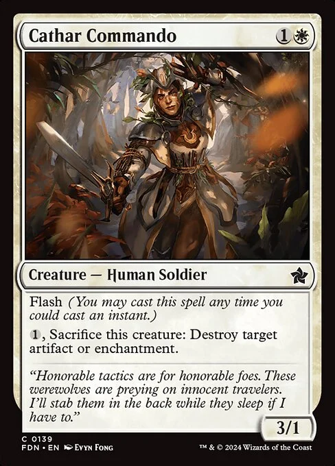 Cathar Commando [FDN #139] SPANISH NM