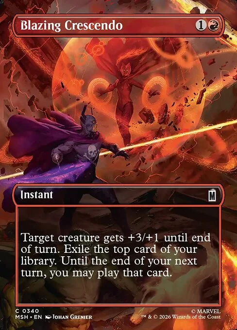Blazing Crescendo [XMSH #340] SPANISH NM