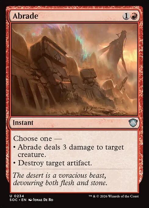 Abrade [SOC #234] SPANISH NM