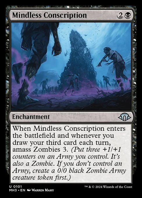 Mindless Conscription [MH3 #101] ENGLISH NM