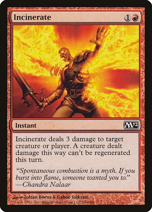 Incinerate [M12 #146] ENGLISH NM