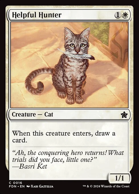 Helpful Hunter [FDN #16] SPANISH NM