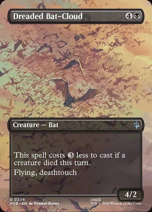 Dreaded Bat-Cloud [XHOB #206] SPANISH NM