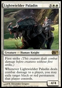 Lightwielder Paladin [M10 #19] SPANISH EX