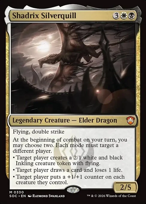 Shadrix Silverquill [SOC #330] SPANISH NM