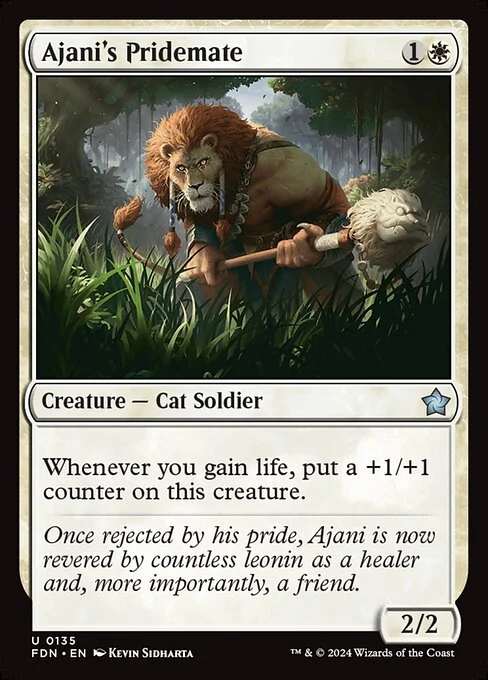 Ajani's Pridemate [FDN #135] SPANISH NM