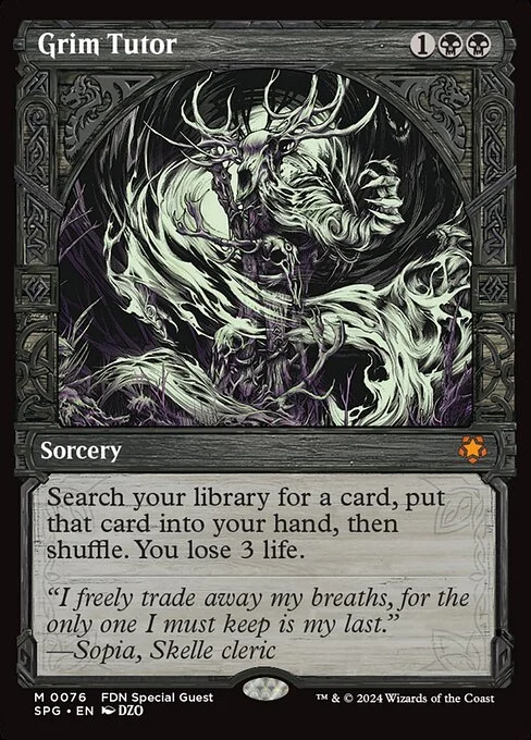 Grim Tutor [SPG #76] SPANISH NM