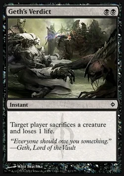Geth's Verdict [NPH #61] ENGLISH NM