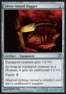 Silver-Inlaid Dagger [ISD #233] SPANISH NM