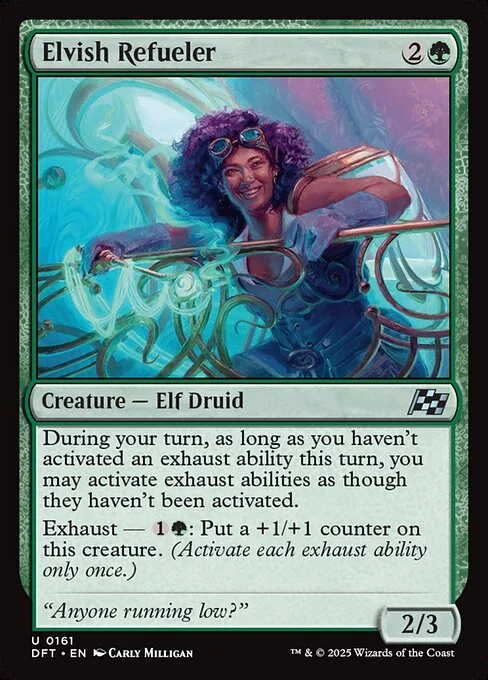 Elvish Refueler [DFT #161] ENGLISH NM