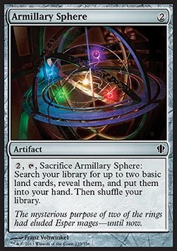 Armillary Sphere [C13 #235] SPANISH NM