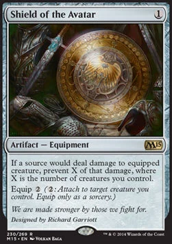 Shield of the Avatar [M15 #230] SPANISH NM