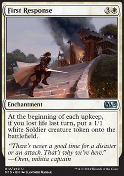 First Response [M15 #12] SPANISH NM