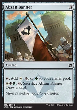 Abzan Banner [KTK #215] SPANISH NM