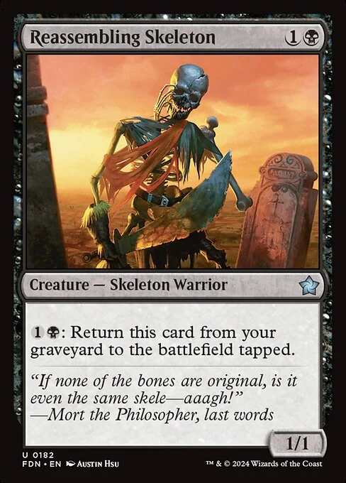 Reassembling Skeleton [FDN #182] SPANISH NM