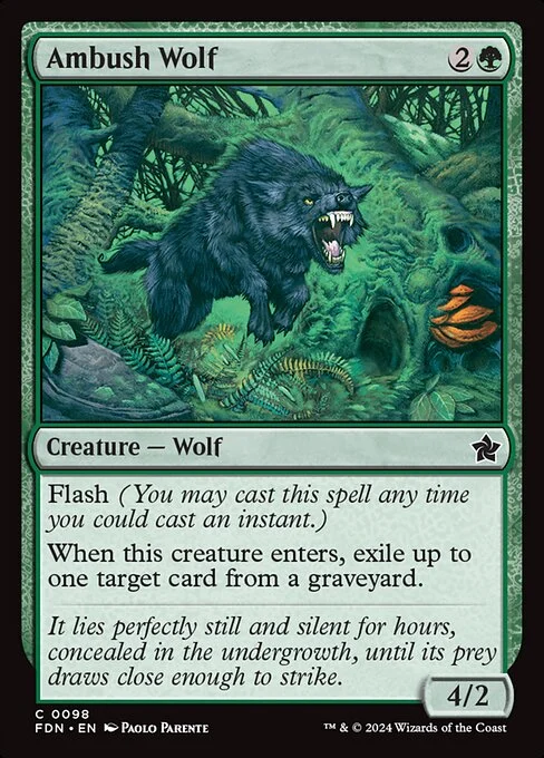 Ambush Wolf [FDN #98] SPANISH NM