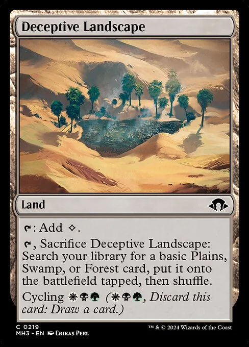 Deceptive Landscape [MH3 #219] ENGLISH NM