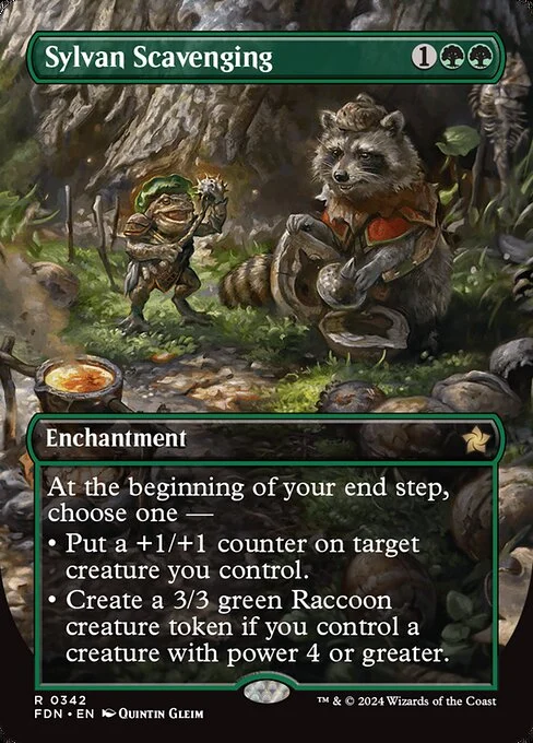Sylvan Scavenging (V.1) [XFDN #342] SPANISH NM