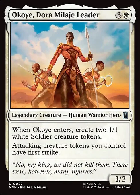 Okoye, Dora Milaje Leader [MSH #27] SPANISH NM
