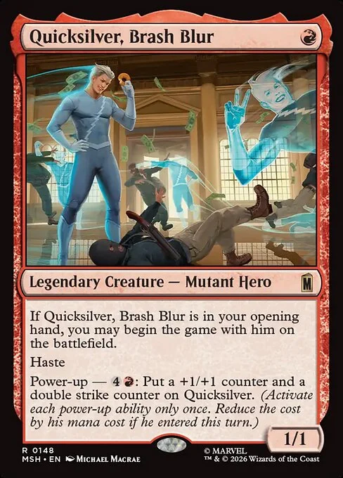 Quicksilver, Brash Blur [MSH #148] SPANISH NM