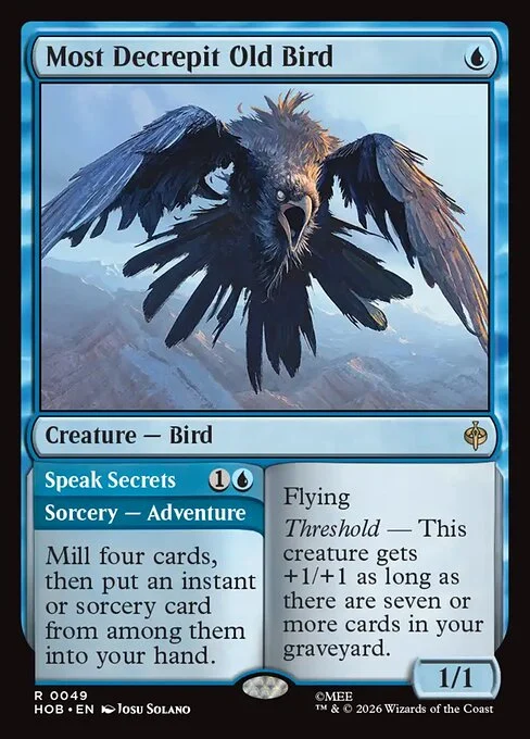 Most Decrepit Old Bird // Speak Secrets [HOB #49] ENGLISH NM