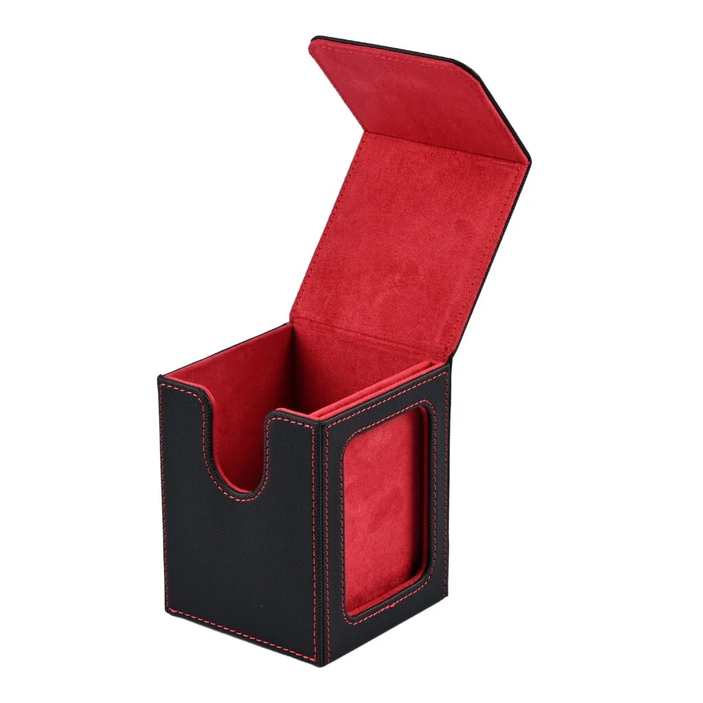 Deck Box Commander Black Red - Material