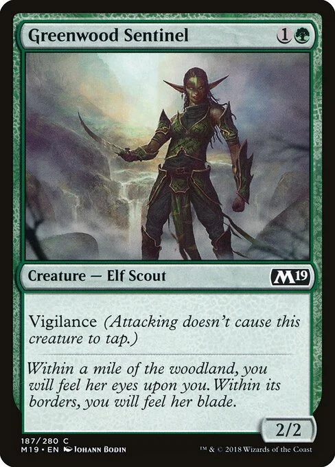 Greenwood Sentinel [M19 #187] ENGLISH NM