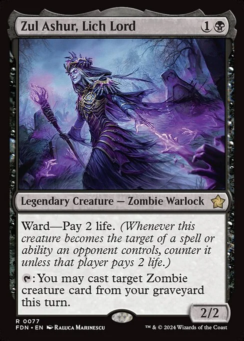 Zul Ashur, Lich Lord [FDN #77] SPANISH NM