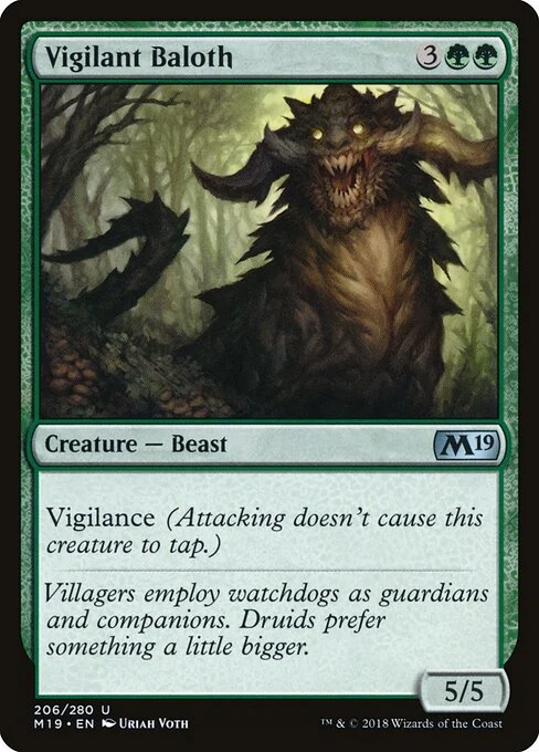 Vigilant Baloth [M19 #206] ENGLISH NM
