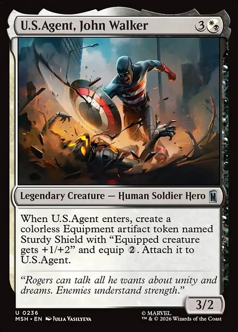 U.S.Agent, John Walker [MSH #236] SPANISH NM