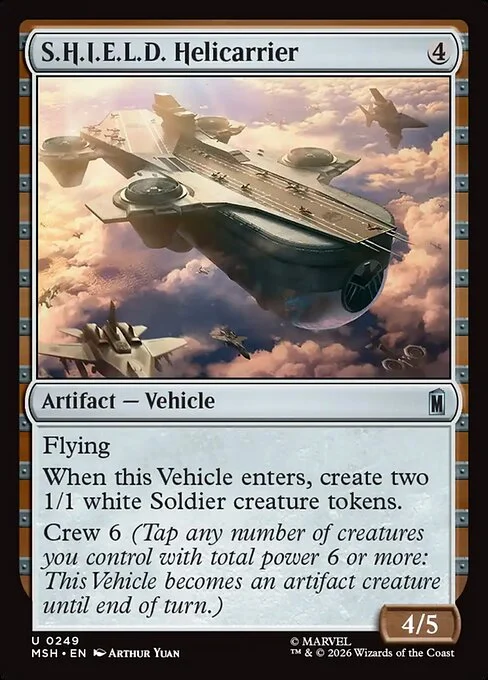 S.H.I.E.L.D. Helicarrier [MSH #249] SPANISH NM
