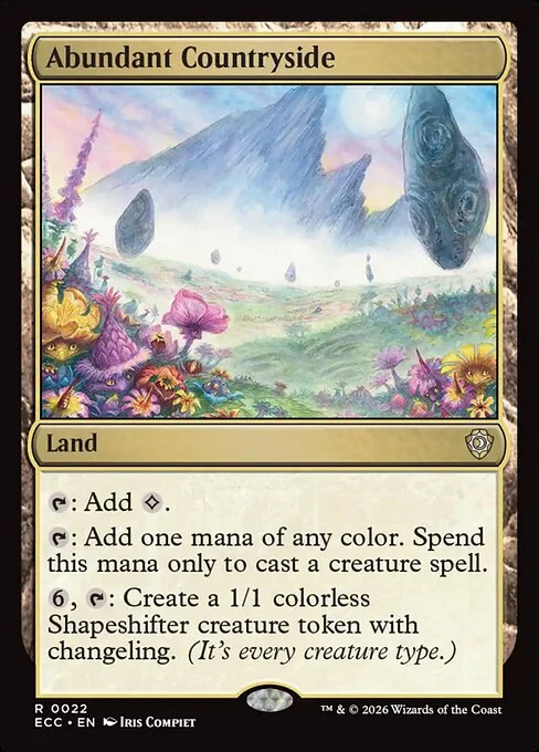 Abundant Countryside [ECC #22] ENGLISH NM