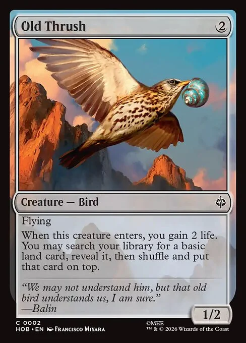 Old Thrush [HOB #2] SPANISH NM