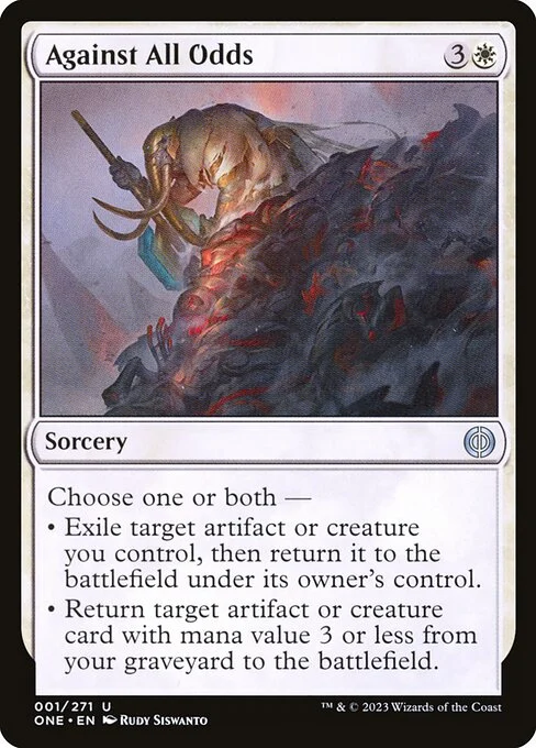 Against All Odds [ONE #1] ENGLISH NM