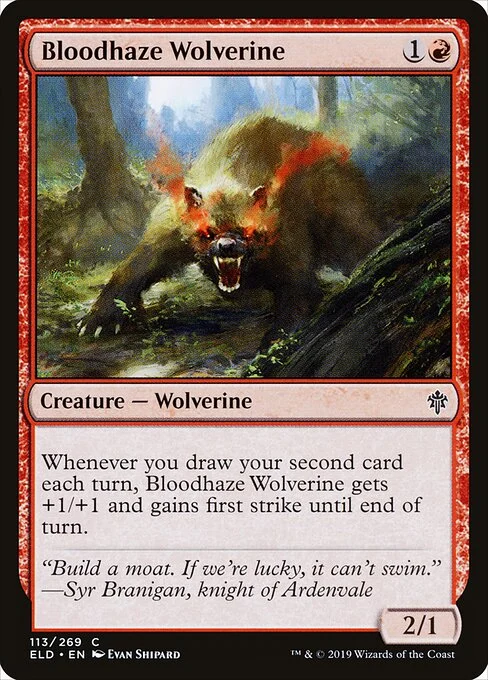 Bloodhaze Wolverine [ELD #113] ENGLISH NM