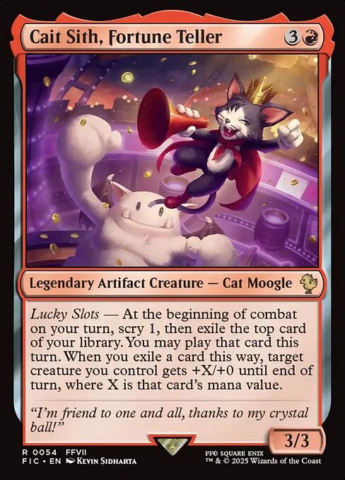 Cait Sith, Fortune Teller [FIC #54] ENGLISH NM