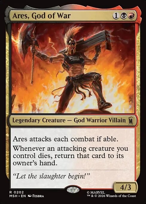 Ares, God of War [MSH #202] SPANISH NM