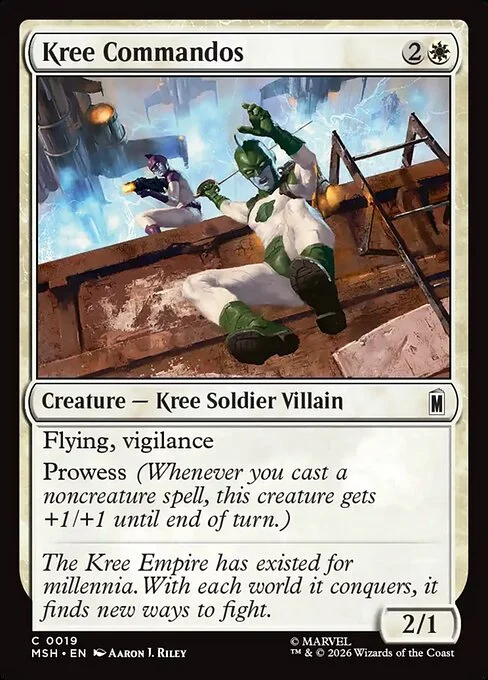 Kree Commandos [MSH #19] SPANISH NM